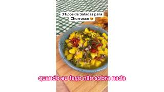 3 TIPOS DE SALADAS PARA CHURRASCO [upl. by Anear910]