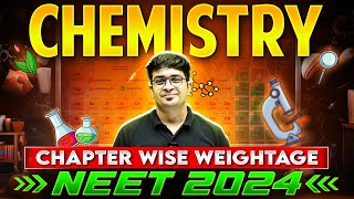 NEET 2024 Chemistry Chapter Wise Weightage and Priority List 🔥 [upl. by Aihsitan]