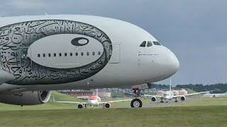 Aborted A380 takeoff at Birmingham Airport and the disruption that followed 😁 See description [upl. by Ysiad]