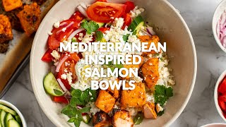 SALMON BOWLS MEDITERRANEAN STYLE [upl. by Catha]