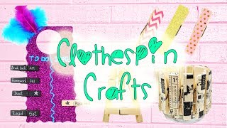 Clothespin Crafts  DIY Experiments  Popsicle Stick Ideas [upl. by Owiat]