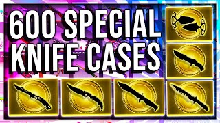 OPENING 100 OF EVERY SPECIAL CASE 600 CASE OPENING [upl. by Bullough]