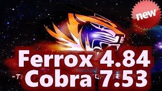 PS3 Download CFW Ferrox 484 v100 Cobra 753 amp how to install [upl. by Ranson]