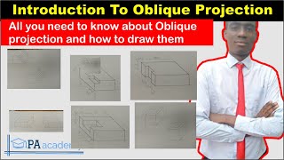 Introduction to Oblique Projection What is Oblique Projection and How to Draw Oblique Shapes [upl. by Pratte824]