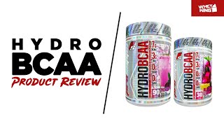 Prosupps Hydro Bcaa Product Review  Whey King Sports [upl. by Nomae533]