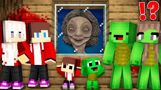 JJ and Mikey Family HIDE From Scary TEACHER LITTLE NIGHTMARES  in Minecraft Maizen [upl. by Rimola487]