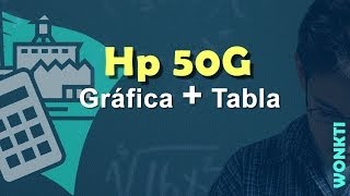 HP 50G Tablas de Valores en un Gráfico [upl. by Ojibbob]