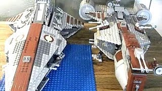 LEGO Star Wars Set 8039 Republic Attack Cruiser Venetor Class Video Review [upl. by Dutchman]