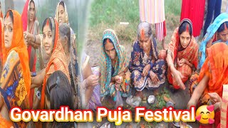 Govardhan Puja Festival🥰 [upl. by Ebbie]