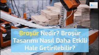 Broşür Nedir Etkili Broşür Hazırlama Yöntemleri [upl. by Ahsenat]