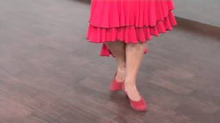 Aprende a Bailar Sevillanas con Pilar Astola La Segunda paso a paso [upl. by Anilac]