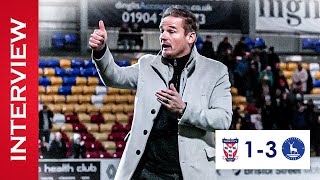 💬 Post Match Interview  Neal Ardley  Hartlepool United [upl. by Iruahs656]