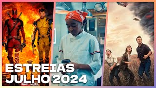 ESTREIAS DE JULHO 2024 Filmes e séries que chegam neste mês [upl. by Senoj]