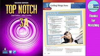 Top Notch 3 Unit 3 Lesson 0 Preview Getting Things Done [upl. by Henrieta]