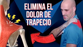 3 EJERCICIOS para eliminar el dolor de TRAPECIO y cuello para SIEMPRE [upl. by Oeniri]