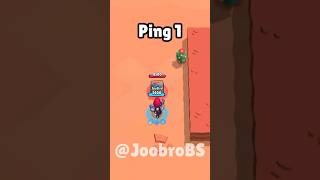 Ping 1 VS Ping 200🤔brawlstars supercell [upl. by Erapsag215]