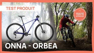 TEST DU NOUVEAU VTT ORBEA ONNA PAR FABIEN [upl. by Aranaj850]