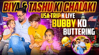 Tashu amp Biya Ki USA Trip K Liye Chalaki  babytasha vlog cute [upl. by Haorbed193]