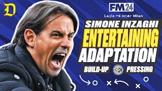 352 Simone Inzaghi  Lazio amp Inter  Plug amp Play  Best 352 Tactic  Football Manager 24 [upl. by Schurman199]