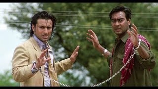 Saif Ali Khan amp Ajay Devgns Great Escape  Kachche Dhaage Movie Scene [upl. by Llemaj]