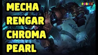 MECHA RENGAR CHROMA PEARL SKIN SPOTLIGHT  LEAGUE OF LEGENDS [upl. by Deegan318]