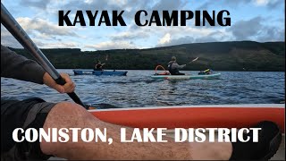 Kayak Camping  Coniston Hall Campsite Lake District [upl. by Einnahpets229]