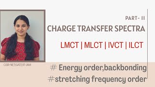 Charge Transfer Spectra  LMCT MLCT  coordinationcompounds [upl. by Nanreit]