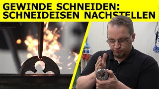 Gewindeschneiden amp Schneideisen nachstellen [upl. by Hcurab]