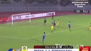 Piala Malaysia 2014 Perak vs Terengganu 11 27 Ogos [upl. by Damick]