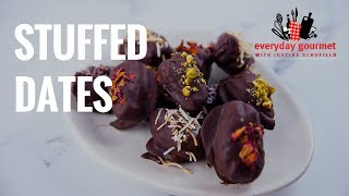 Stuffed Dates  Everyday Gourmet S8 E16 [upl. by Qooraf503]