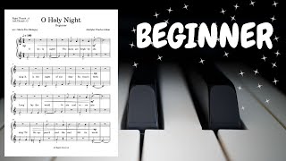 O Holy Night  Piano Tutorial  Beginner [upl. by Isabelle]