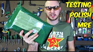 Testing Polish MRE Meal Ready to Eat [upl. by Higley]