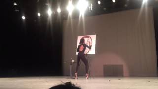 Nelson Mandela Speed Painting  Miss Nigeria USA Pageant [upl. by Eidnyl]