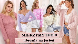 ★ MIERZYMY UBRANIA NA JESIEŃ ★  swetry spódnice Shein Haul  Candymona [upl. by Christean]