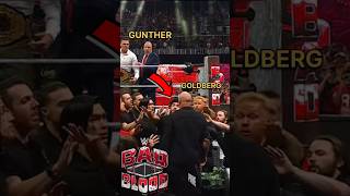 Goldberg Return And Face Off Gunther  Wwe Bad Blood 2024 wwe badblood gunther goldberg shorts [upl. by Dessma]