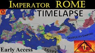 Imperator Rome TIMELAPSE AI Only 350 Years [upl. by Aiyram]