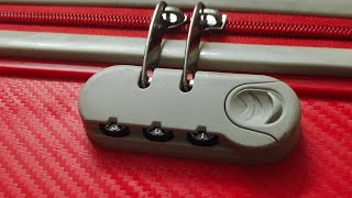 Aristocrat Suitcase Lock ResetUnlock [upl. by Hardie520]