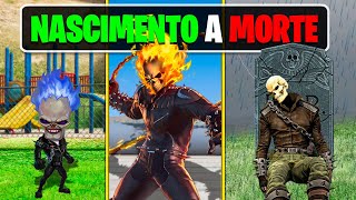 MOTOQUEIRO FANTASMA DO NASCIMENTO A MORTE NO GTA 5 [upl. by Elburt]