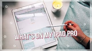 WHATS ON MY IPAD PRO  HOW I TAKE NOTES amp ILLUSTRATIONS [upl. by Analram]