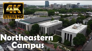 Northeastern University  4K Campus Drone Tour [upl. by Amaryllis]