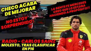 Radio  Carlos Sainz Molesto Tras Quedar eliminado en la Q2 del GP de Abu Dhabi 2023 F1 radio [upl. by Doubler]