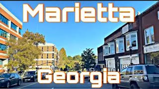 Marietta Georgia  Cobb County  City Tour amp Drive Thru [upl. by Petulah]