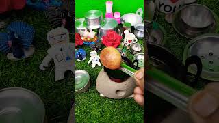 Miniature panipuri 🫓 shorts viralvideo VillageFoodFarm3 MiniatureCookingIdeas [upl. by Aled]