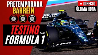 🔴 F1 DIRECTO  TEST PRETEMPORADA BAHREIN 2024  DÍA 1  Live Timing [upl. by Ellehsal810]