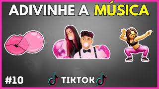 ADIVINHE A MÚSICA DO TIKTOK COM EMOJIS  COMPLETE A MÚSICA  DESAFIO MUSICAL 10 [upl. by Zehe663]