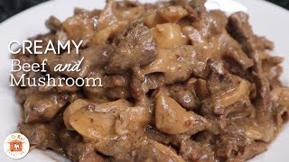 Creamy Beef and Mushroom [upl. by Odlanor]