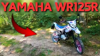 NAUJAS MOTOCIKLAS YAMAHA WR125R IR PASIVAŽINĖJIMAS [upl. by Okiram]