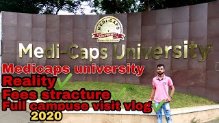 Medicaps University indorefull review vlog Admission 2020 fee structure placement compus visit [upl. by Adiahs]