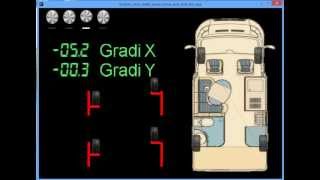 arduino  processing livella con decimo di grado tilt sensor accelerometer 15G [upl. by Gardas102]