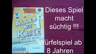 Alles auf 1 Karte  Würfelspiel  Ab 8 Jahren [upl. by Noreik103]